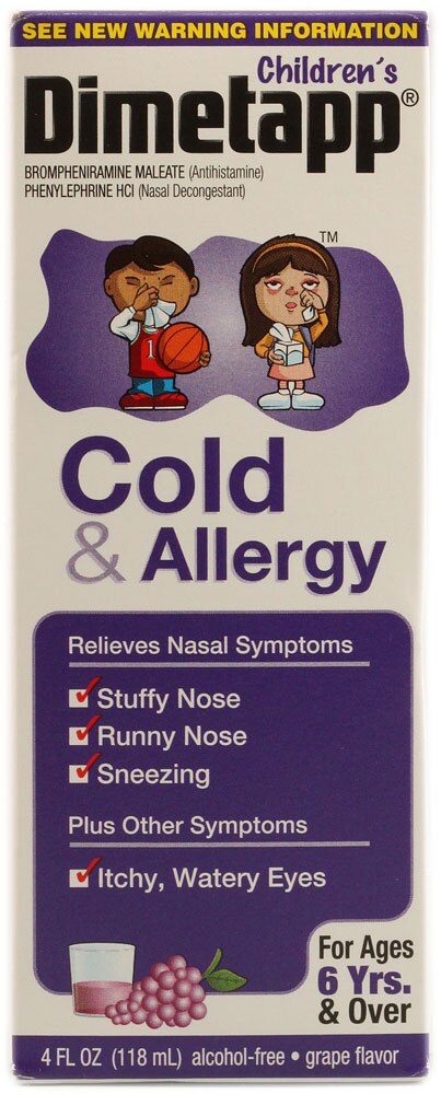 Dimetapp Cold And Allergy Infant Dosage