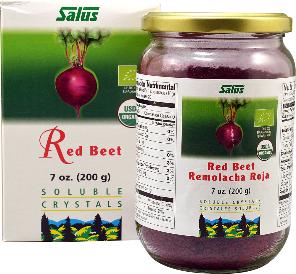 beetred, flora organic red beet soluble crystals -- 7 oz