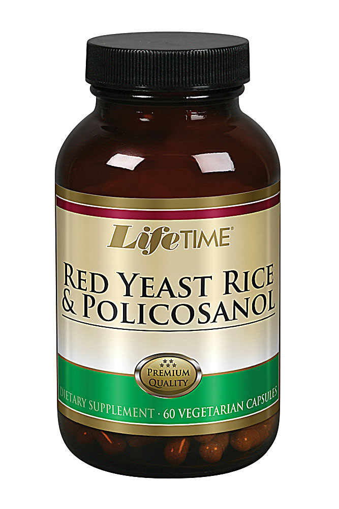 Lifetime Red Yeast Rice & Policosanol 60 vcaps Diet Products Lifetime Red Yeast Rice & Policosanol 60 vcaps Diet Products