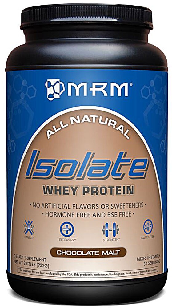 MRM Isolate Whey Protein Chocolate Malt 2.03 lbs Diet Products