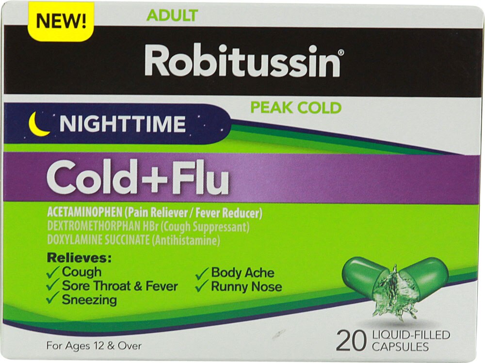Nighttime Robitussin