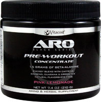 ARO - Vitacost Black Series Pre - Workout Concentrate Pink Lemonade - 7.4 oz (210 g)