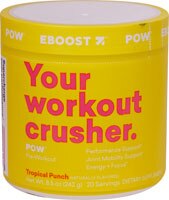 EBoost POWåº Pre - Workout SuperEnhancer Tropical Punch - 20 Servings