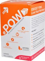EBoost POW Pre - Workout Superenhanver Berry Melon Frizz - 15 Packets