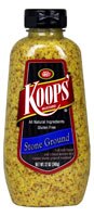 Koops Mustard Gluten Free Stone Ground - 12 oz