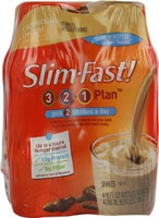  Slim-Fast Shakes Cappuccino Delight 4 Pack 