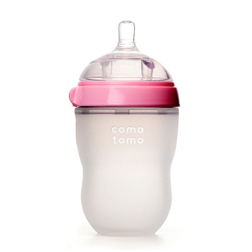 Comotomo Baby Bottle 8 oz. Pink image