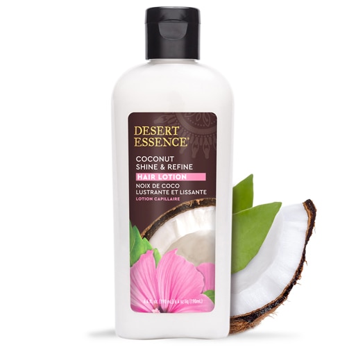 Desert Essence Shine and Refine Hair Lotion Coconut image