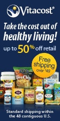 Vitacost.com for items for healthy living