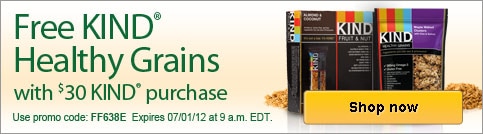 Free KIND Healthy Grains bars with qualifying purchase