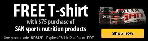 Free T-shirt with qualifying purchase