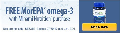 Free MorEPA omega-3 with purchase
