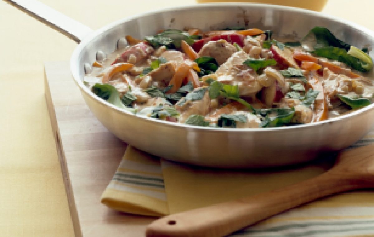 Autumn Chicken Stew with Granny Smith Apples