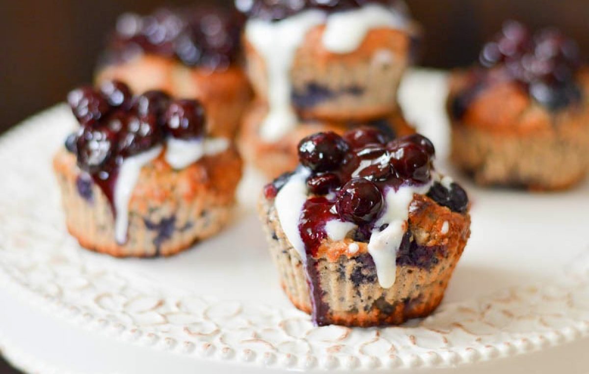 BlueberryVanilla Protein Muffins Recipe Blog