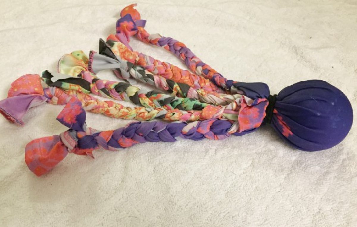 Homemade Ball Dog Toy