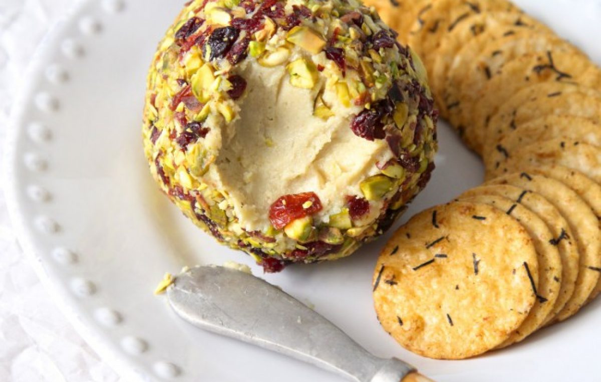 Vegan Cashew Cheese Ball Recipe Blog