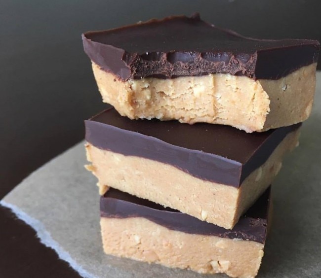 ChocolateCovered Peanut Butter Bars Blog
