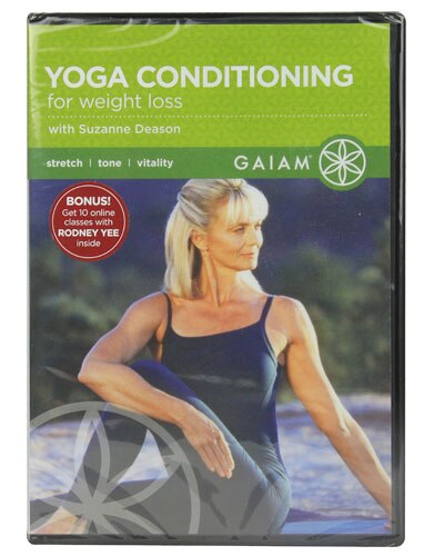 Gaiam Yoga Conditioning For Weight Loss Program with Suzanne Deason 1 DVD
