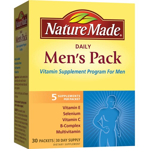 Nature Made Daily Men S Pack Vitamin Supplement Packets Nature Made Daily Men S Pack Vitamin Supplement Packets