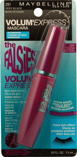 Maybelline Volum'Express The Falsies Waterproof Mascara Very Black 0.25 fl oz