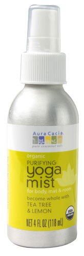 Aura Cacia Yoga Mist Organic Purifying Tea Tree & Lemon 4 fl oz