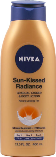 Nivea Sun Kissed Radiance Gradual Tanner & Body Lotion Fair To Medium