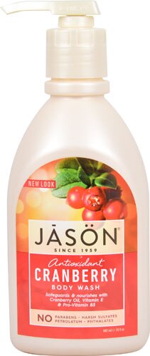 Jason Satin Shower Body Wash Cranberry 30 Fl Oz