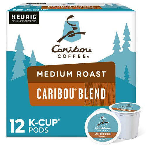 Caribou Coffee Medium Roast K - Cups Caribou Blend 12 K - Cups
