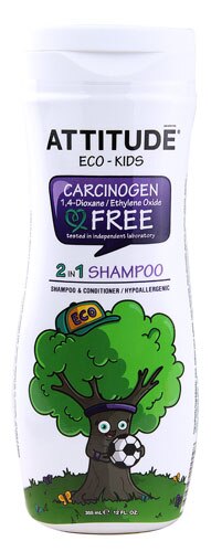 Attitude Eco - kids 2 - in - 1 Shampoo 12 Fl Oz - Vegan