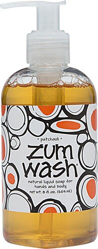 Zum Wash Natural Liquid Soap For Hands And Body Patchouli 8 Fl Oz