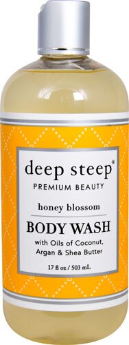 Deep Steep Fresh Honey Body Wash Honey Blossom 17 Fl Oz - Vegan
