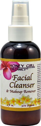 Honey Girl Organics Facial Cleanser and Makeup Remover 4 fl oz