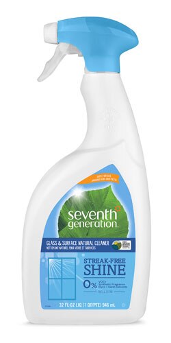 Seventh Generation Natural Glass And Surface Cleaner Free And Clear 32