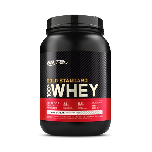 Optimum Nutrition Gold Standard 100% Whey Cookies & Cream, 2.07 lbs - Kroger