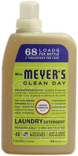 Mrs. Meyer's Clean Day Laundry Detergent 68 Loads Lemon Verbena 34 Fl