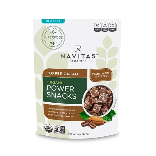 Navitas Naturals Organic Power Snacks Coffee Cacao 8 oz - Vegan