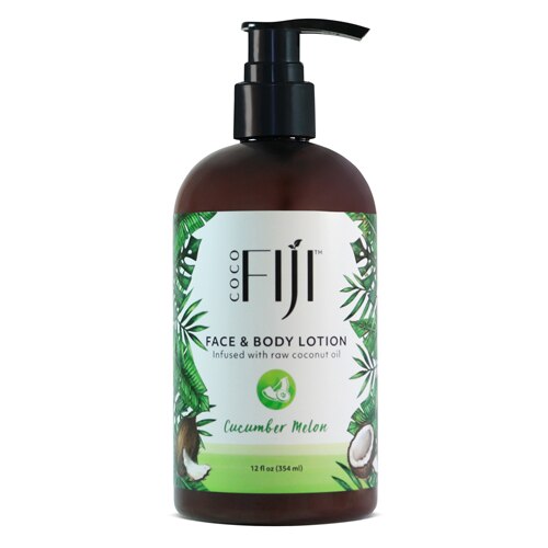 Organic Fiji Nourishing Lotion Cucumber Melon 12 Fl Oz