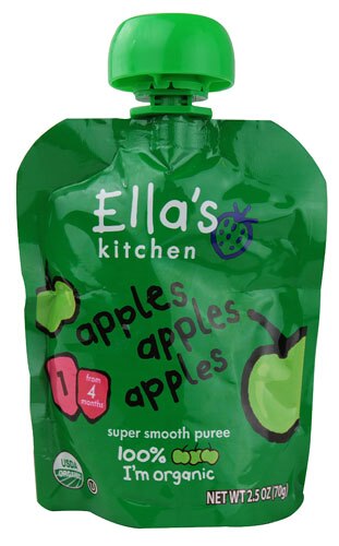 Ella's Kitchen Organic Baby Food Apples Apples Apples 2.5 Oz