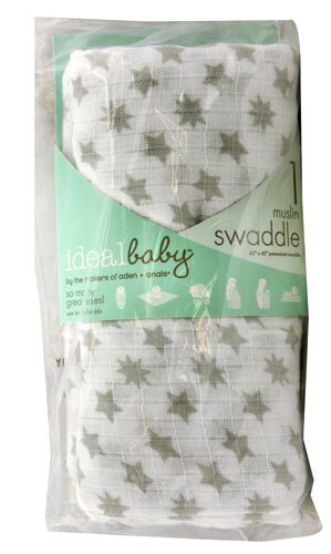 Ideal Baby By The Makers Of Aden + Anais Single Muslin Swaddle Pint