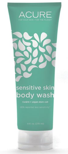Acure Organics Body Wash Sensitive Skin Unscented With Co 10 + Argan