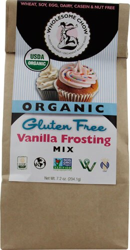 Wholesome Chow Organic Gluten Free Frosting Mix Chocolate Oz Wholesome Chow Organic Gluten Free Frosting Mix Chocolate Oz
