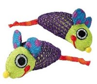 Petstages Catnip Chew Mice Cat Toy 2 Toys