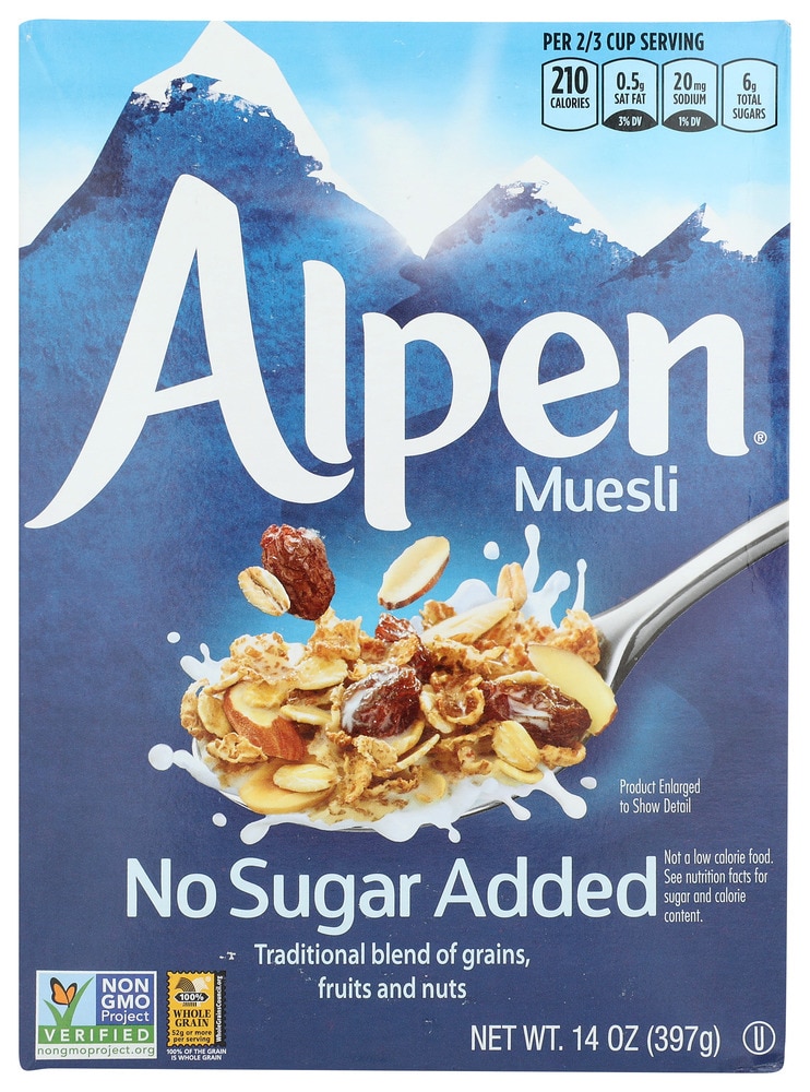Alpen Swiss Style Muesli Cereal No Sugar Added 14 Oz Vitacost alpen-swiss-style-muesli-cereal-no-sugar-added-14-oz-vitacost