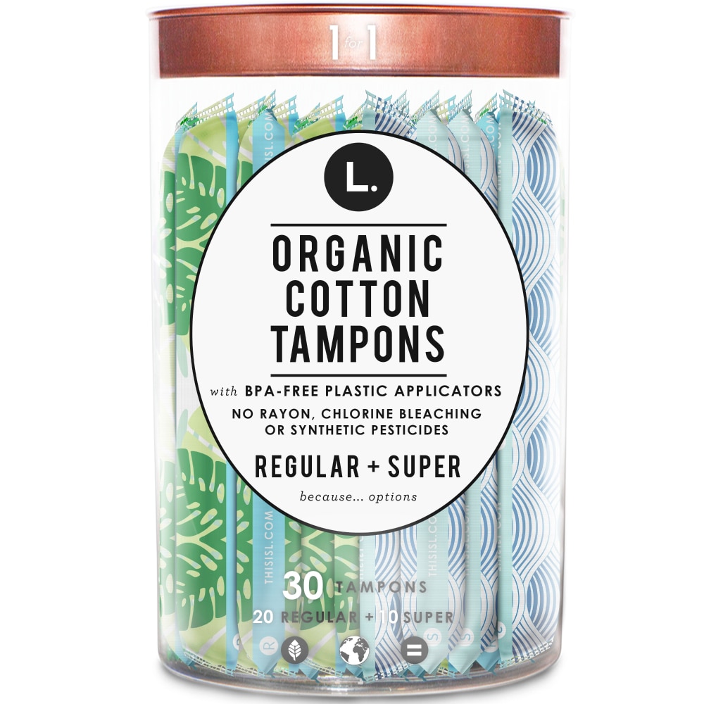 Always L Organic Cotton Tampons Duo Pack Regular & Super Absorbency