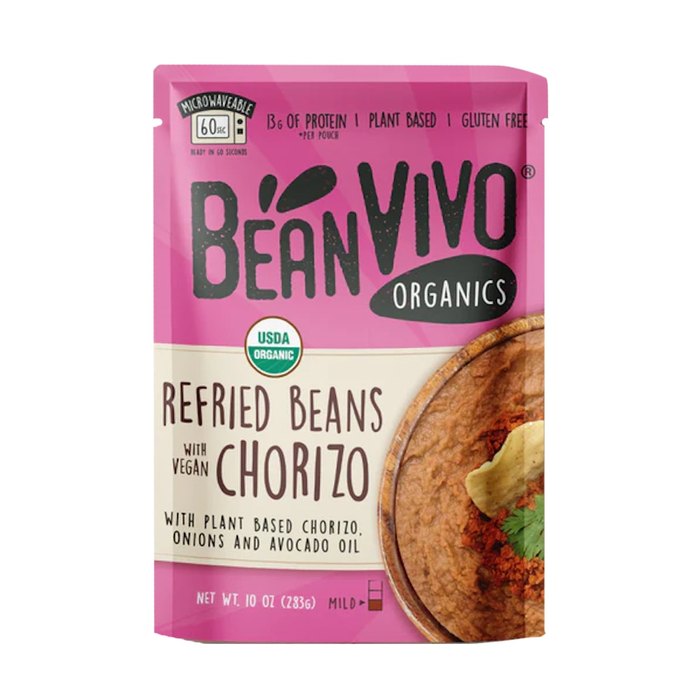 BeanVIVO Refried Beans Chorizo 10 oz Vitacost