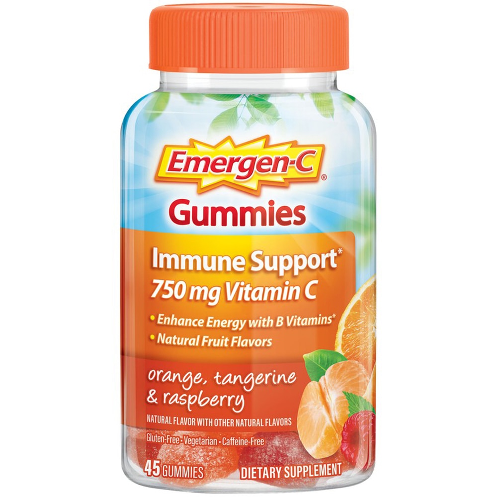 EmergenC Immune Support Vitamin C Orange Tangerine & Raspberry 750