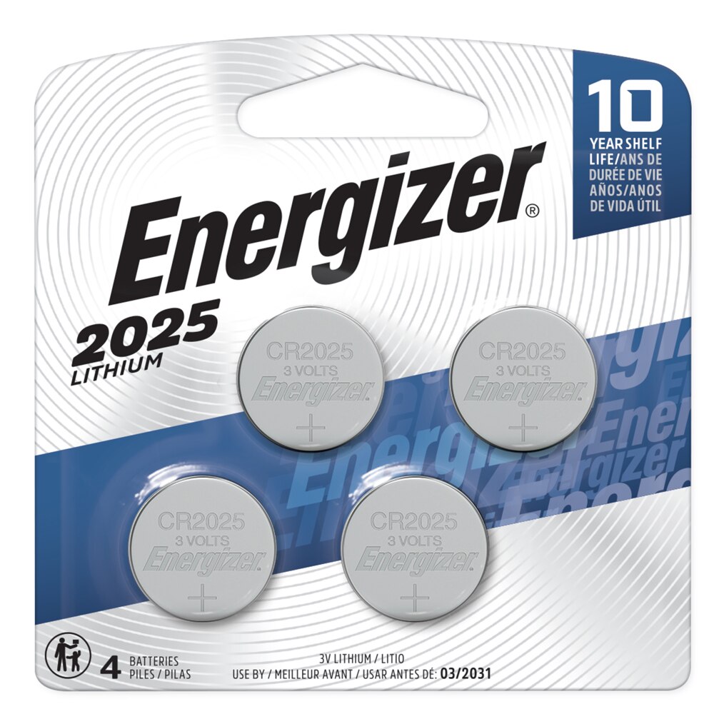 Energizer 2025 Lithium Mini Batteries 4 Batteries Vitacost