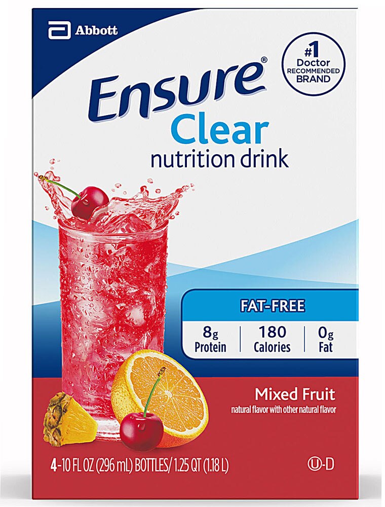 Ensure Clear Nutrition Drink Mixed Fruit 4 Pack Vitacost ensure-clear-nutrition-drink-mixed-fruit-4-pack-vitacost