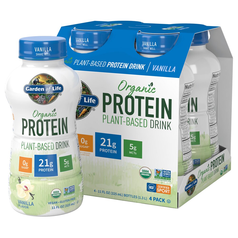 Garden of Life Organic Plant Protein RTD Vanilla 11 fl