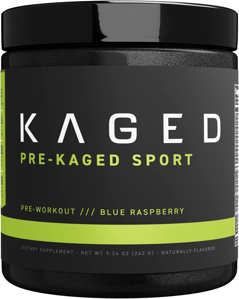 Kaged PreKaged Sport PreWorkout Blue Raspberry 20 Servings Vitacost